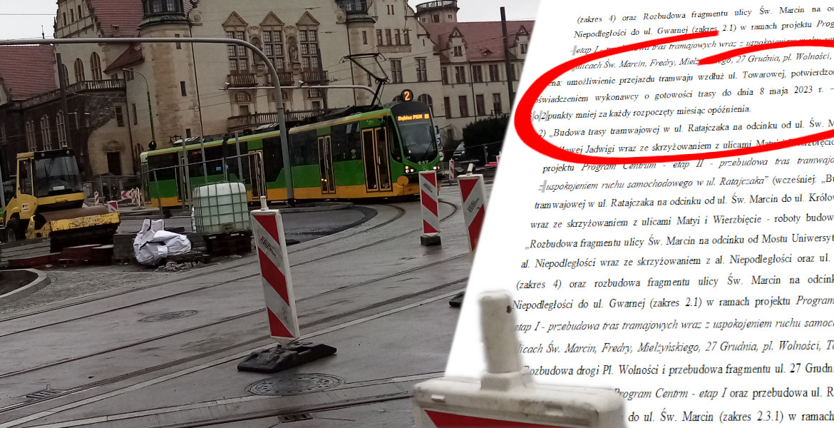  To nie prima aprilis: tramwaje wróciły na Św. Marcin (no, powiedzmy...), a Jacek Jaśkowiak każe (...)